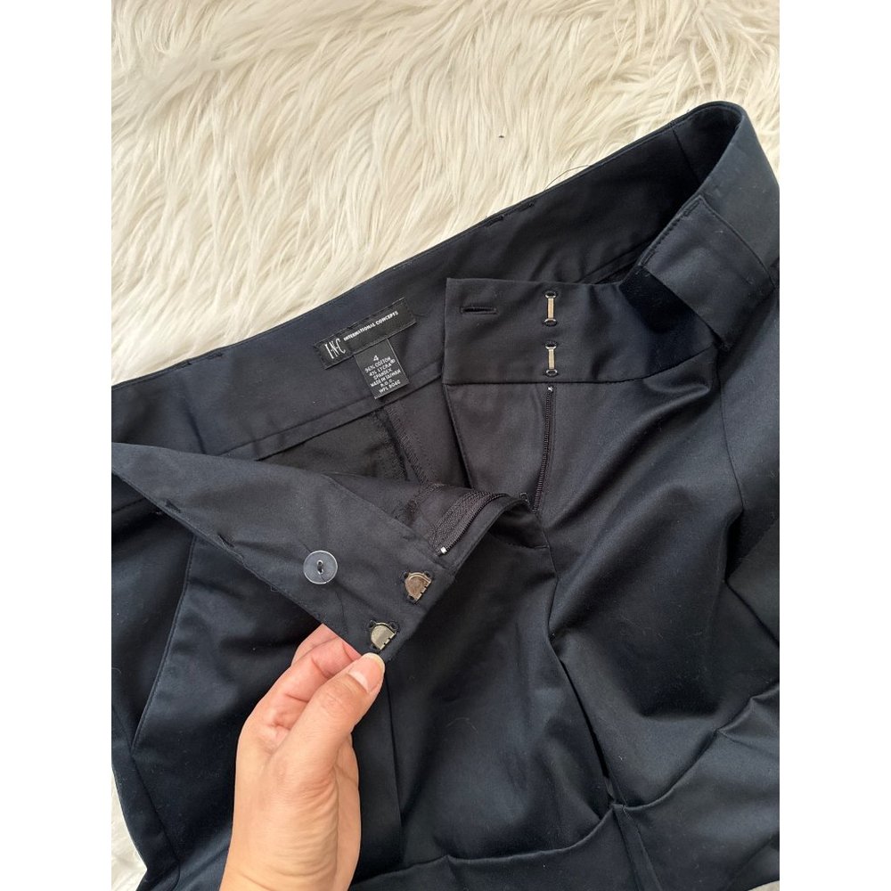 INC International Concepts Black Shorts Size 4 - Picture 4 of 9